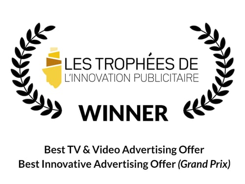 TF1 Group awarded at Les Trophées de l’Innovation Publicitaire for Mirriad’s innovative in-video advertising offer