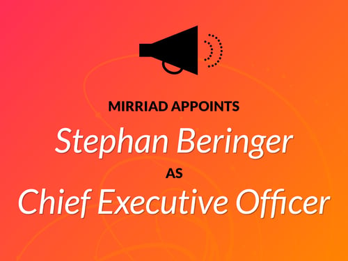 Mirriad appoints Stephan Beringer as Chief Executive Officer